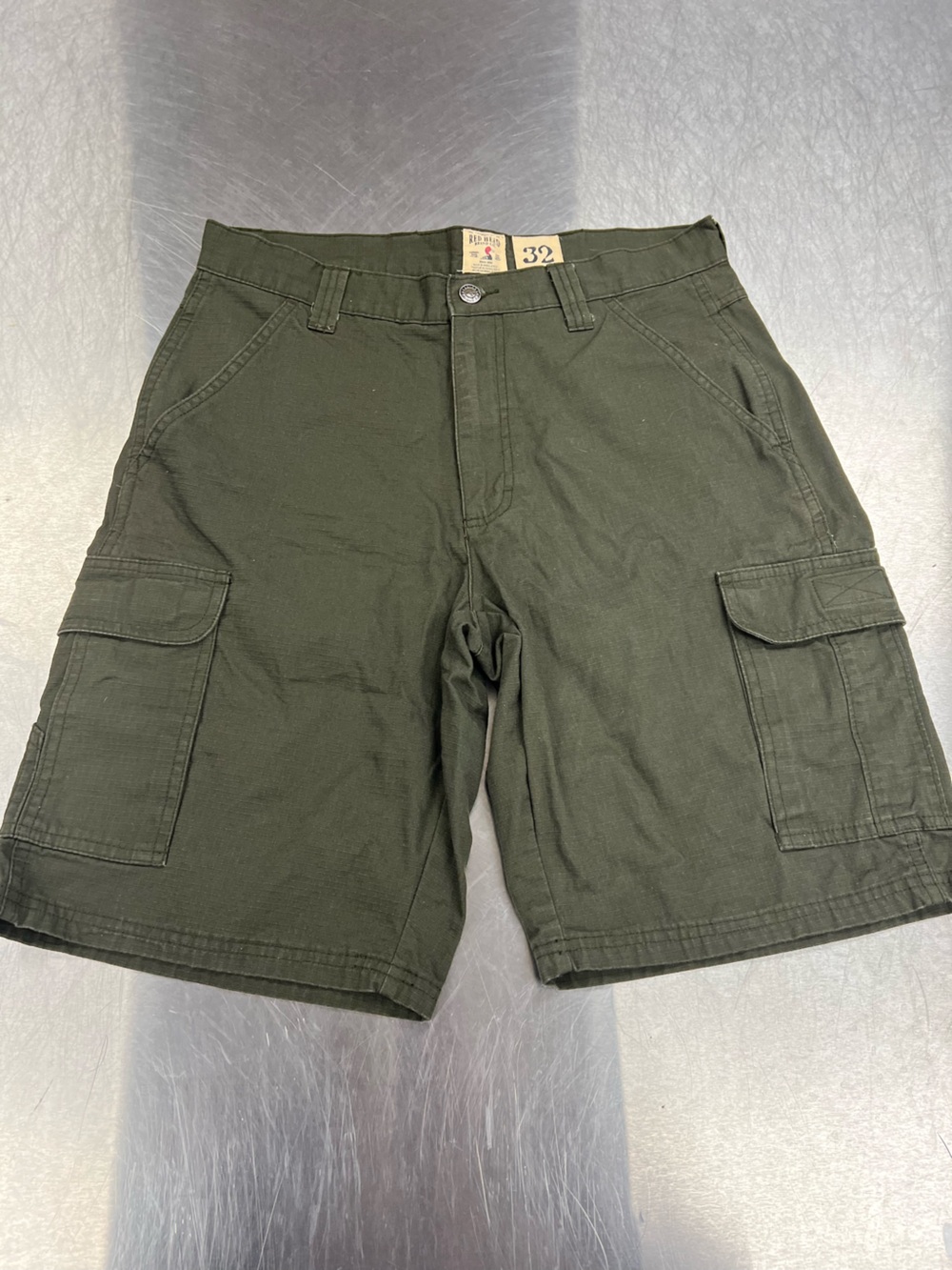 Red Head Brand Co. Olive Green Cargo Shorts Men's 32